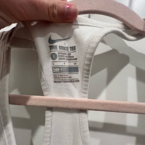 Nike White Dri-FIT Tank Top - Picture 2 of 2